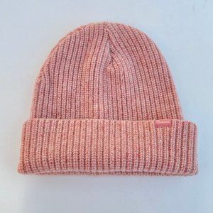 Madewell Chunky 100% Merino Wool Cuffed Beanie Light Blush Pink